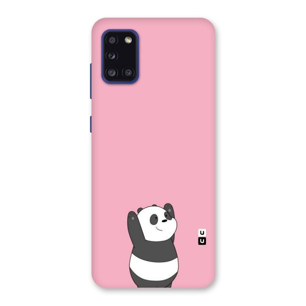 Panda Handsup Back Case for Galaxy A31