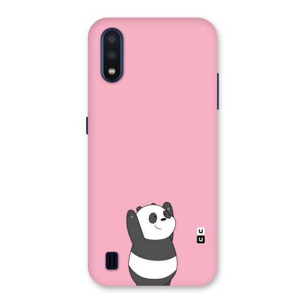 Panda Handsup Back Case for Galaxy M01