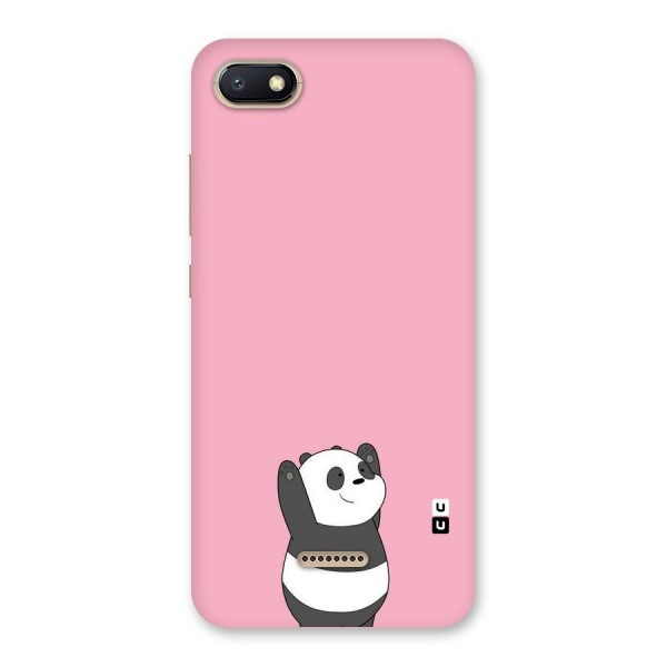 Panda Handsup Back Case for Redmi 6A