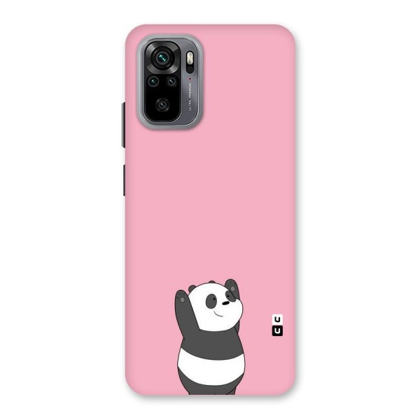 Panda Handsup Back Case for Redmi Note 10