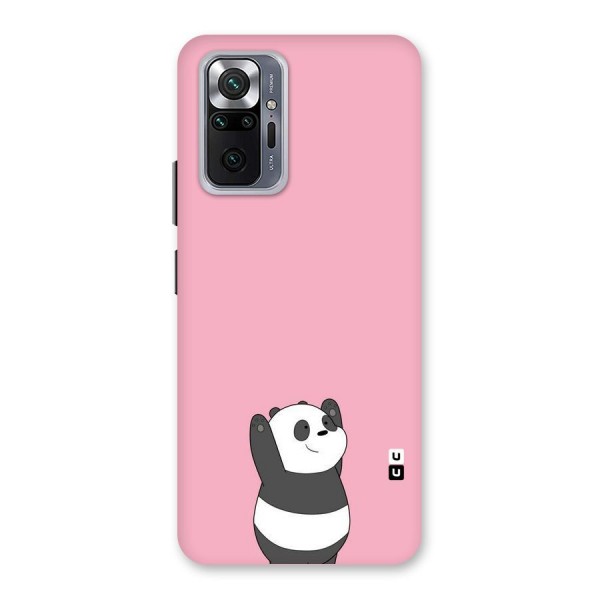 Panda Handsup Back Case for Redmi Note 10 Pro