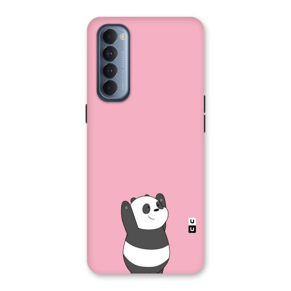 Panda Handsup Back Case for Reno4 Pro