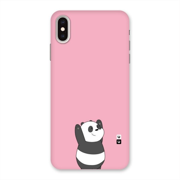 Panda Handsup Back Case for iPhone XS Max