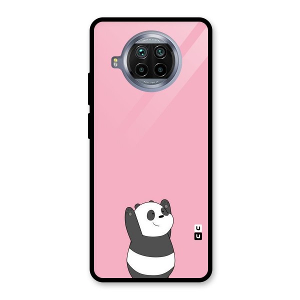 Panda Handsup Glass Back Case for Mi 10i