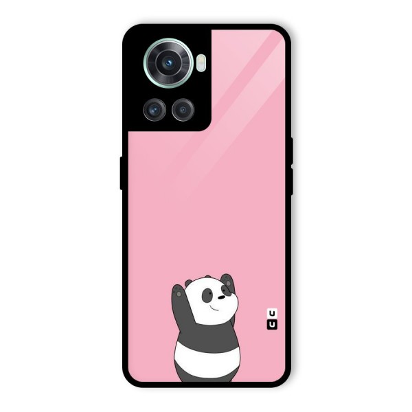 Panda Handsup Glass Back Case for OnePlus 10R