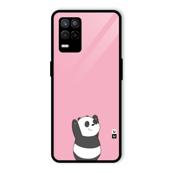 Panda Handsup Glass Back Case for Realme 9 5G