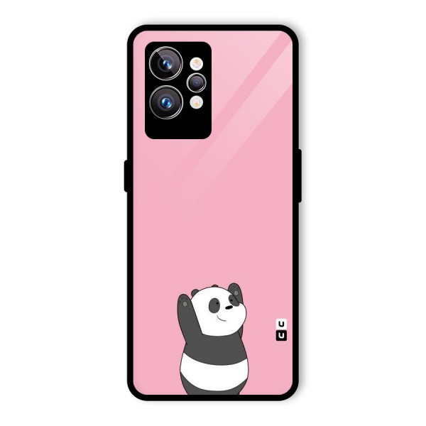 Panda Handsup Glass Back Case for Realme GT2 Pro