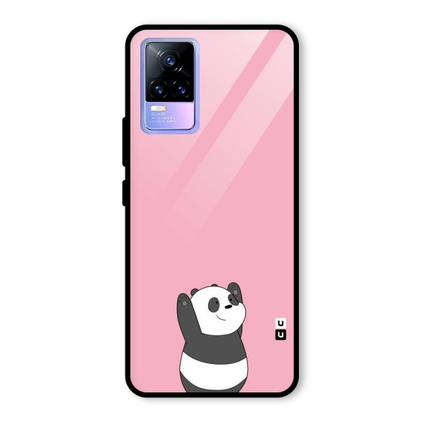 Panda Handsup Glass Back Case for Vivo Y73