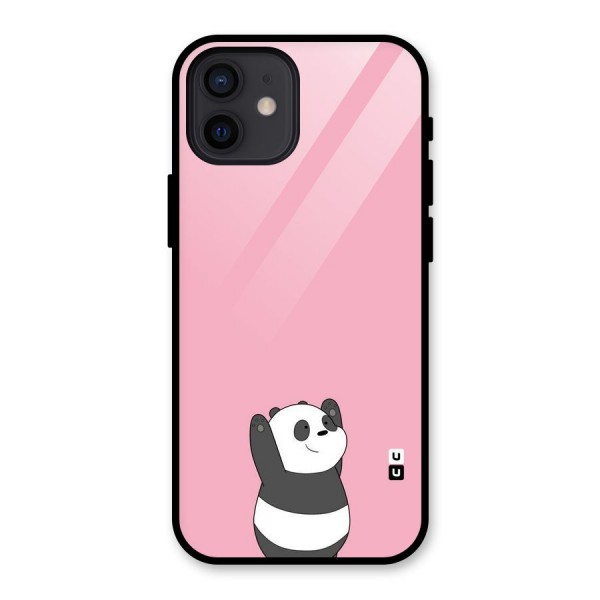 Panda Handsup Glass Back Case for iPhone 12