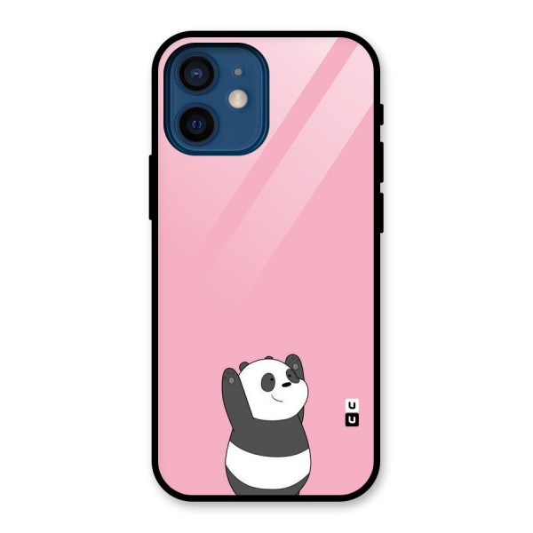 Panda Handsup Glass Back Case for iPhone 12 Mini