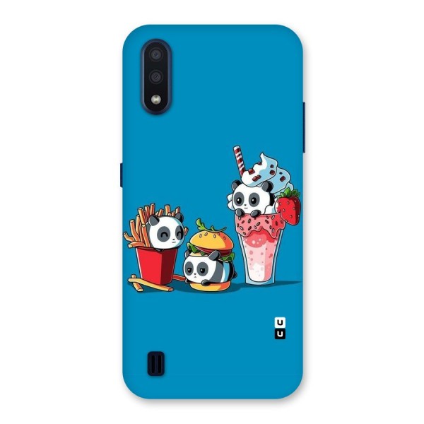 Panda Lazy Back Case for Galaxy M01