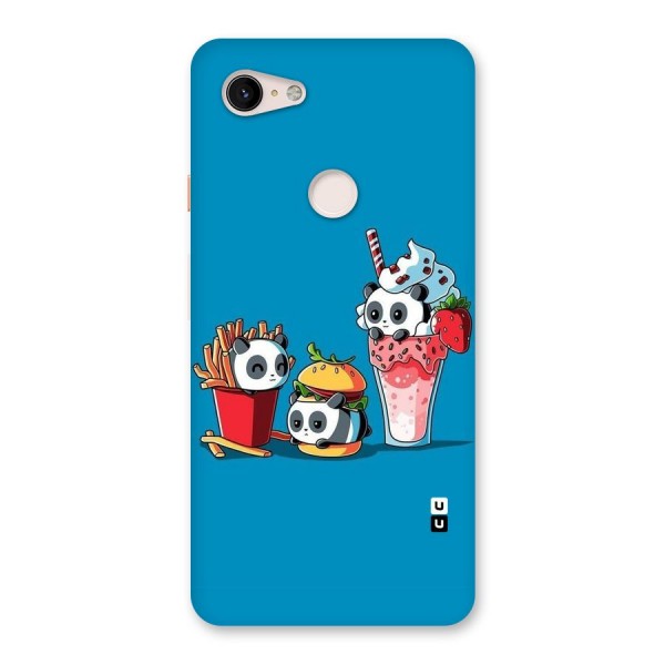 Panda Lazy Back Case for Google Pixel 3 XL