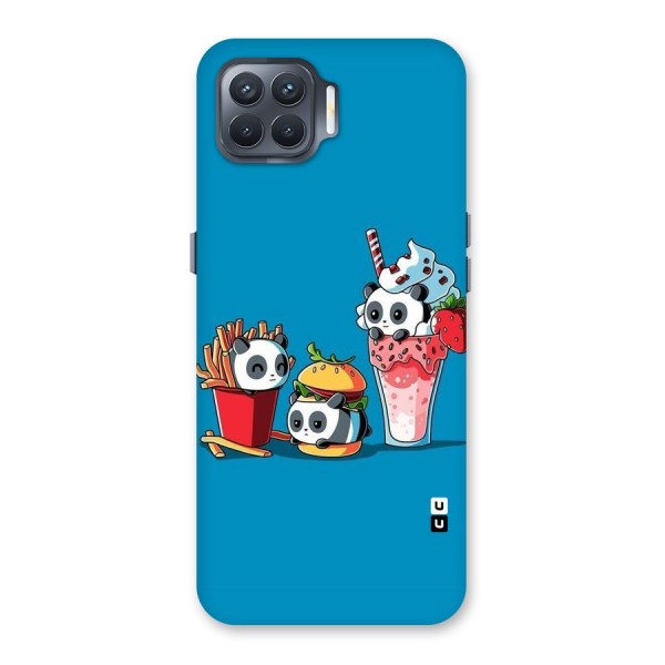 Panda Lazy Back Case for Oppo F17 Pro