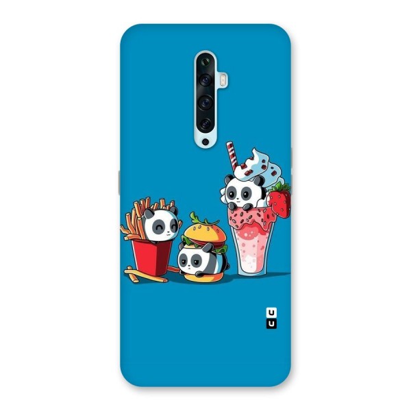 Panda Lazy Back Case for Oppo Reno2 Z