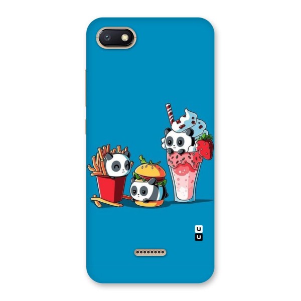 Panda Lazy Back Case for Redmi 6A