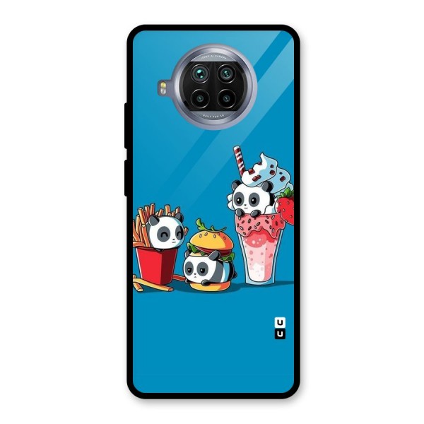 Panda Lazy Glass Back Case for Mi 10i