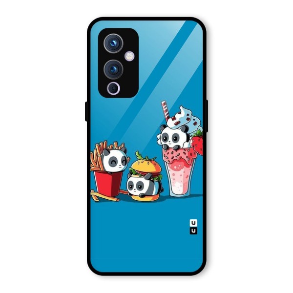 Panda Lazy Glass Back Case for OnePlus 9