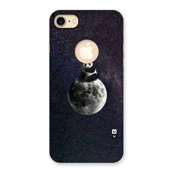 Panda Space Back Case for iPhone 8 Logo Cut