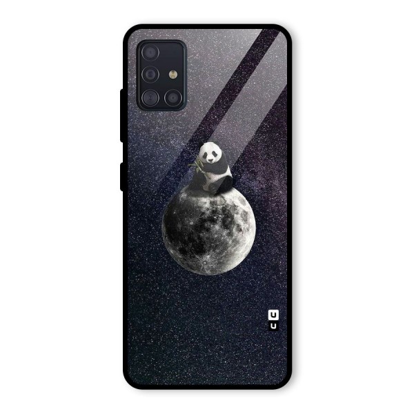 Panda Space Glass Back Case for Galaxy A51