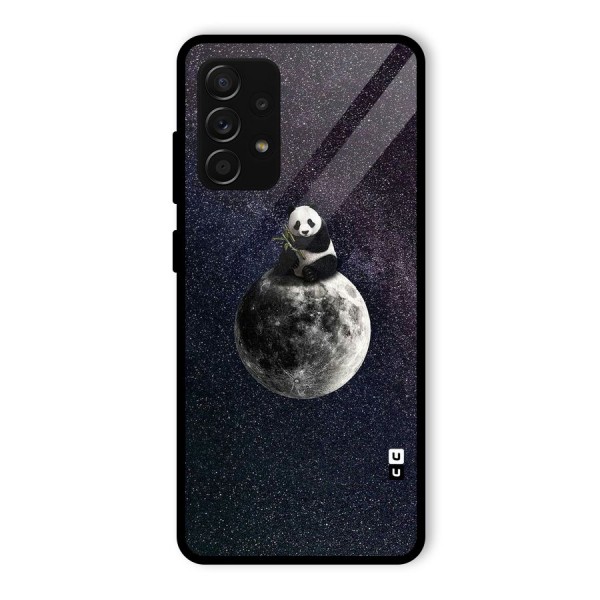 Panda Space Glass Back Case for Galaxy A53 5G