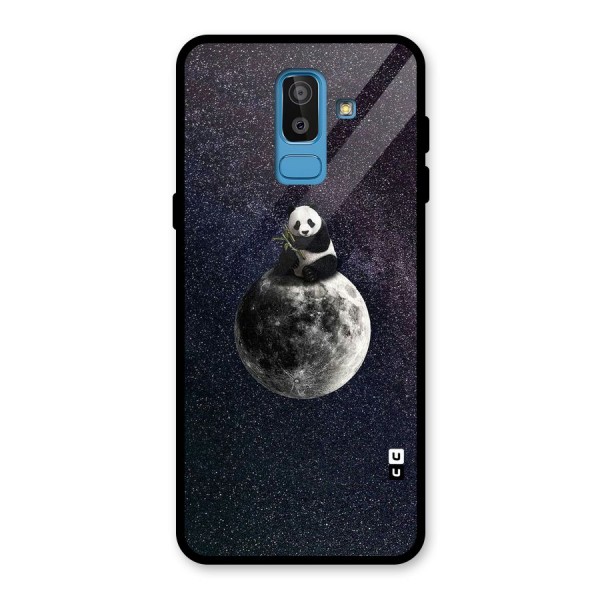 Panda Space Glass Back Case for Galaxy J8