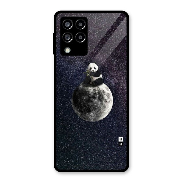 Panda Space Glass Back Case for Galaxy M53 5G