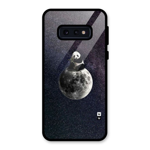 Panda Space Glass Back Case for Galaxy S10e