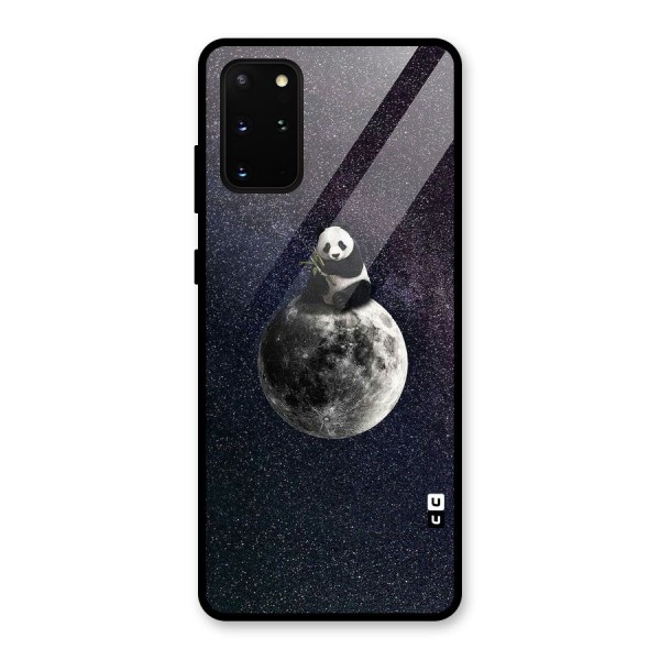 Panda Space Glass Back Case for Galaxy S20 Plus