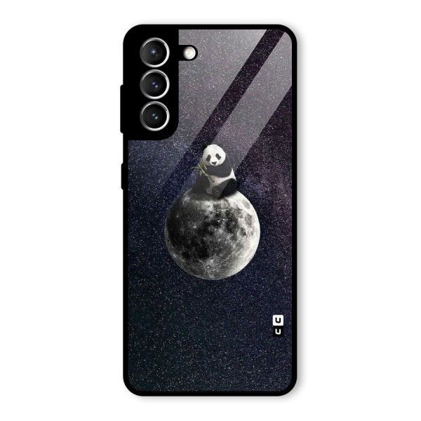 Panda Space Glass Back Case for Galaxy S21 5G