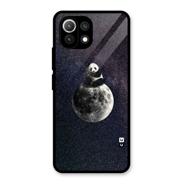 Panda Space Glass Back Case for Mi 11 Lite