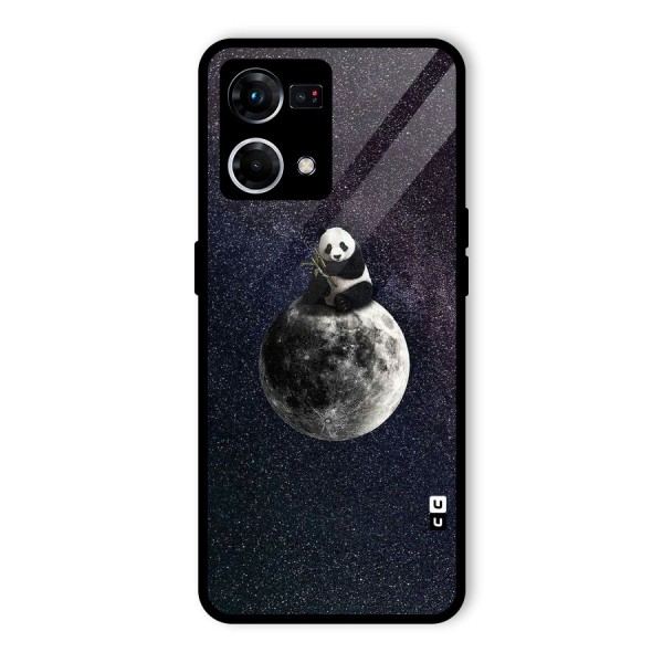 Panda Space Glass Back Case for Oppo F21 Pro 4G