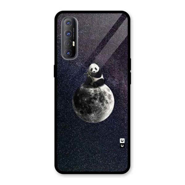 Panda Space Glass Back Case for Oppo Reno3 Pro