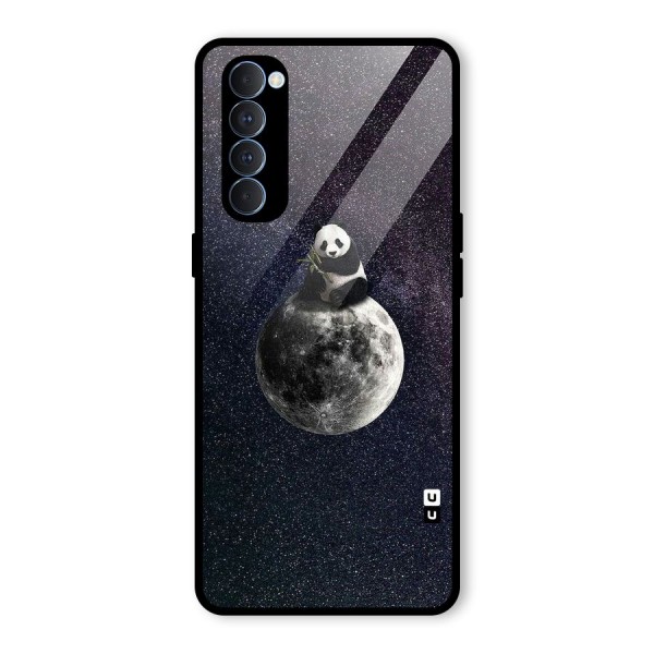 Panda Space Glass Back Case for Oppo Reno4 Pro