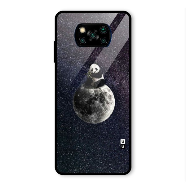 Panda Space Glass Back Case for Poco X3 Pro