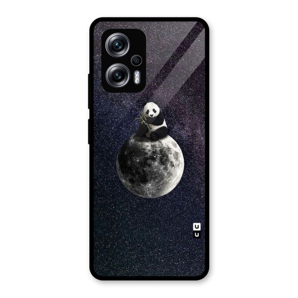 Panda Space Glass Back Case for Redmi K50i