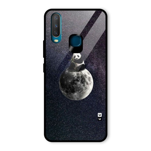 Panda Space Glass Back Case for Vivo Y12