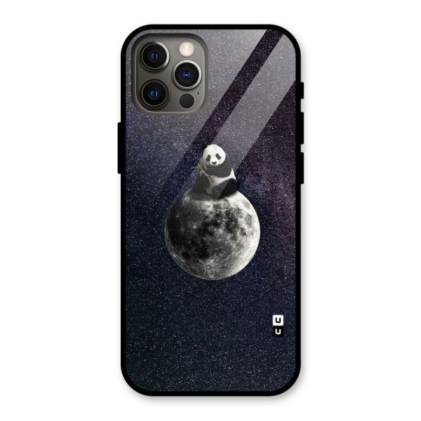 Panda Space Glass Back Case for iPhone 12 Pro