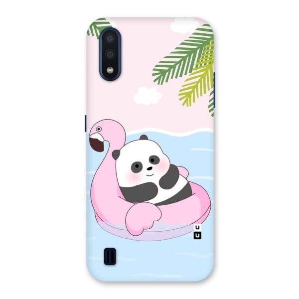 Panda Swim Back Case for Galaxy M01