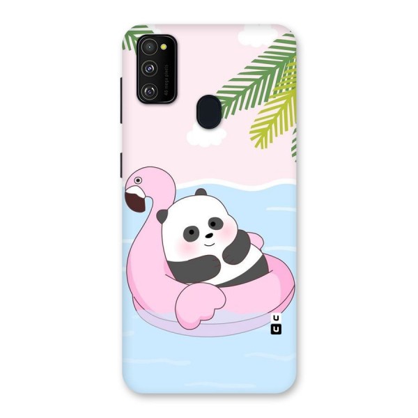 Panda Swim Back Case for Galaxy M21