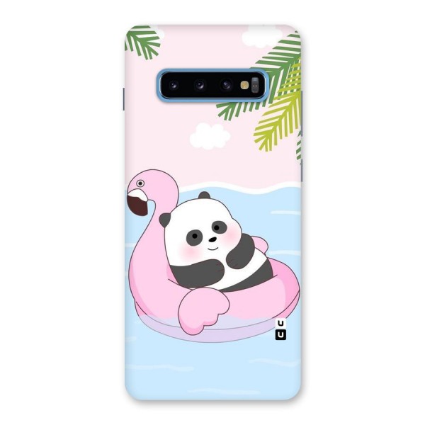 Panda Swim Back Case for Galaxy S10 Plus