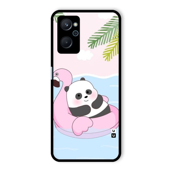 Panda Swim Glass Back Case for Realme 9i