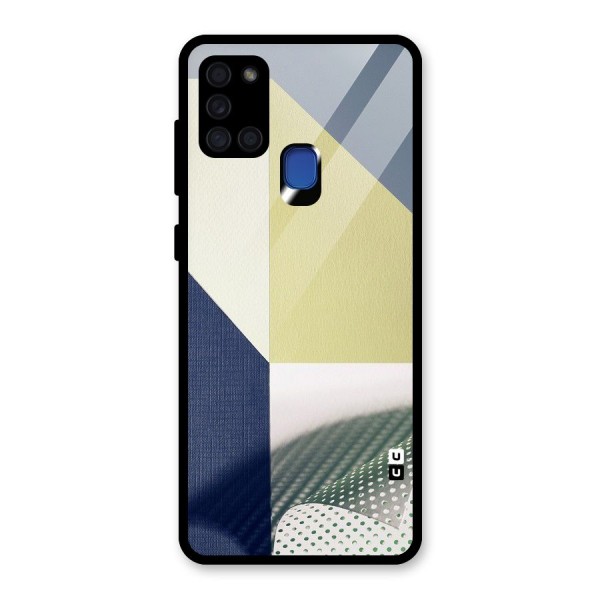 Paper Art Glass Back Case for Galaxy A21s