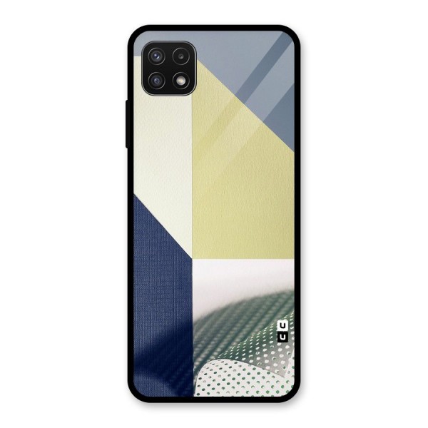 Paper Art Glass Back Case for Galaxy A22 5G