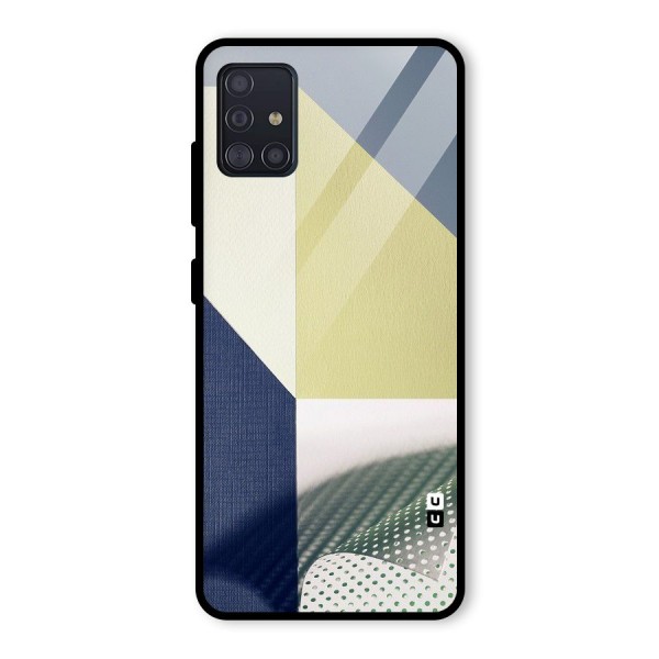 Paper Art Glass Back Case for Galaxy A51