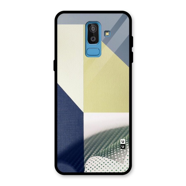 Paper Art Glass Back Case for Galaxy J8