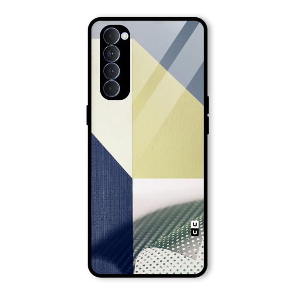 Paper Art Glass Back Case for Oppo Reno4 Pro