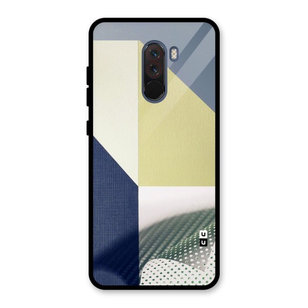 Paper Art Glass Back Case for Poco F1