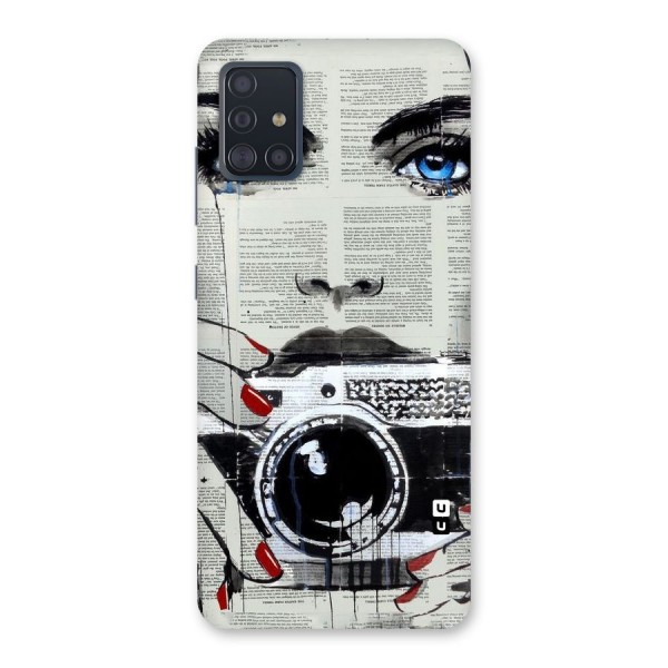 Paper Face Beauty Back Case for Galaxy A51