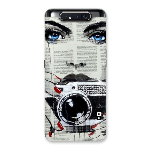 Paper Face Beauty Back Case for Galaxy A80