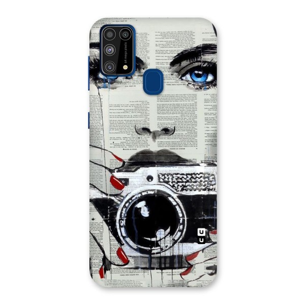 Paper Face Beauty Back Case for Galaxy F41